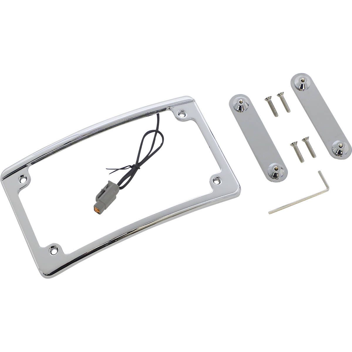 Cadre de plaque d'immatriculation Custom Dynamics Illuminated Radius CVO