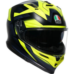 AGV K7 Glimpse Full Face Helmet - Black/Flo Yellow / S