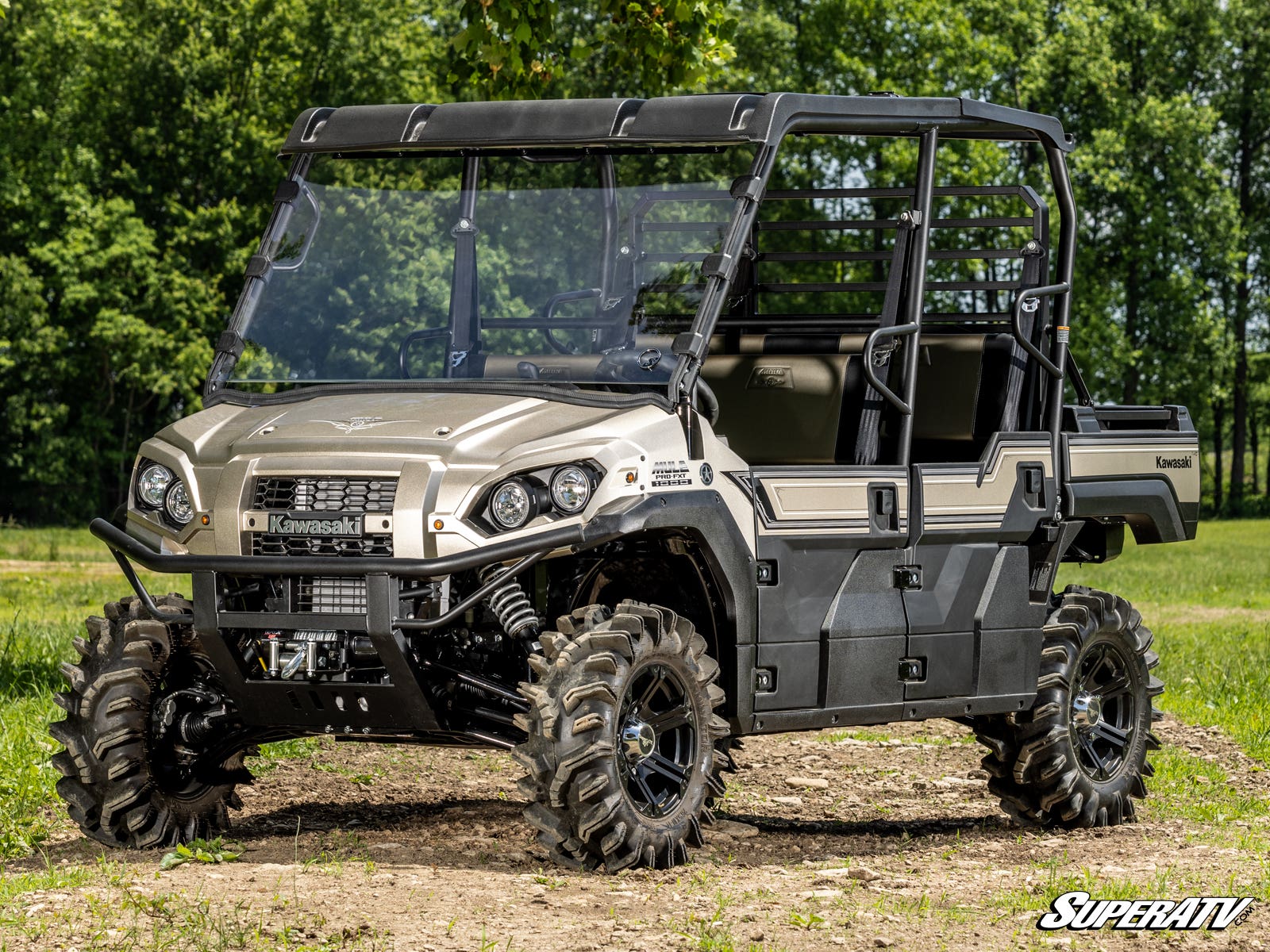 SuperATV Kawasaki Mule Pro 1000 High Clearance 1" Forward Offset A-Arms