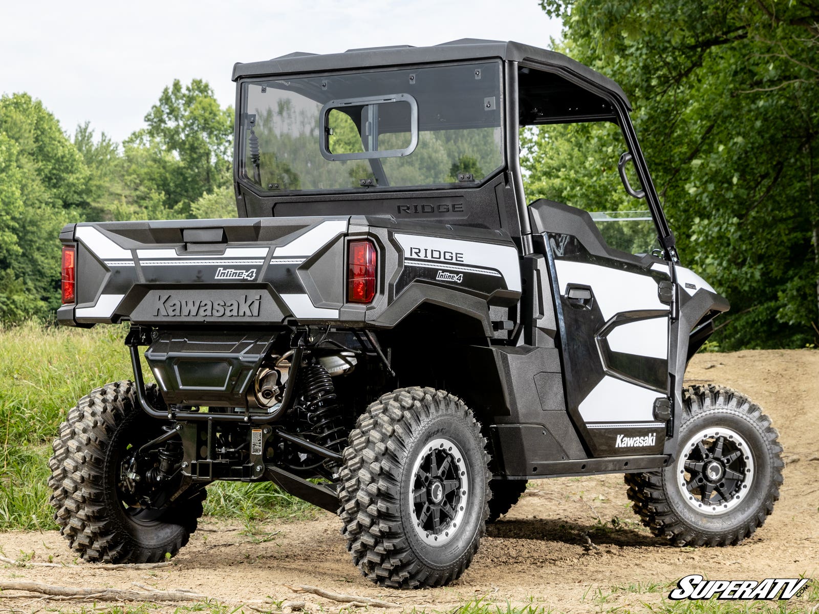 SuperATV Polycarbonate Sliding Rear UTV Windshield