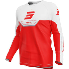 Shot Race Gear Youth Draw Daytona Jersey - Red / 8/9