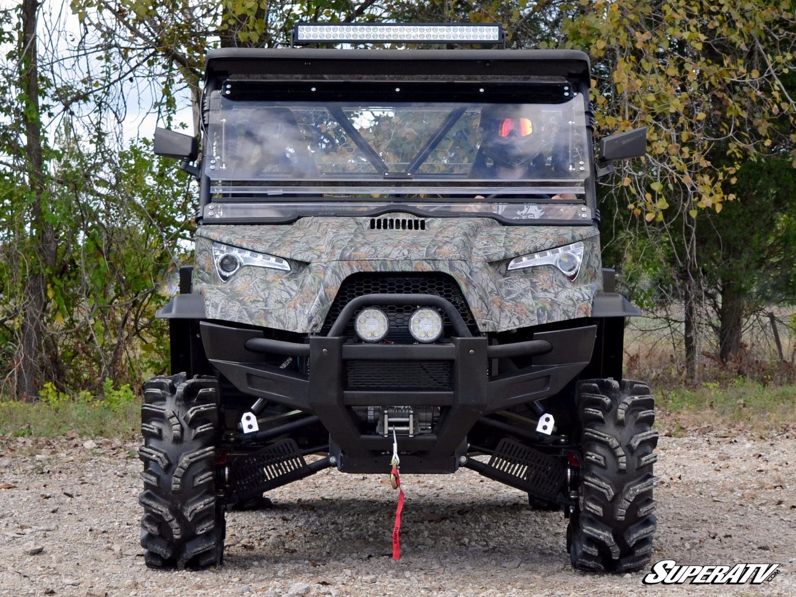 Pare-brise avant basculant en polycarbonate SuperATV