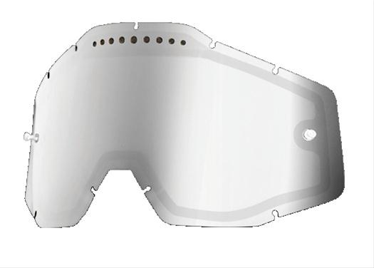 100% Dual-Pane Lens for Racecraft/Accuri/Strata Dual-Pane MX Goggle