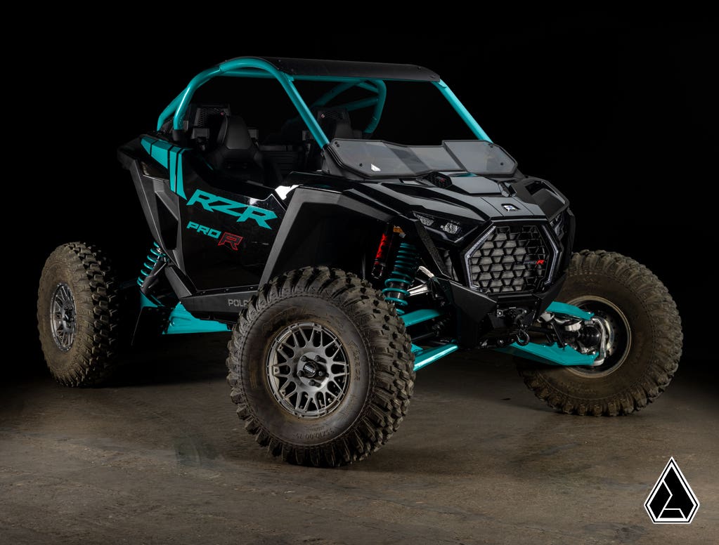 Assault Industries Polycarbonate Half Front Windshield