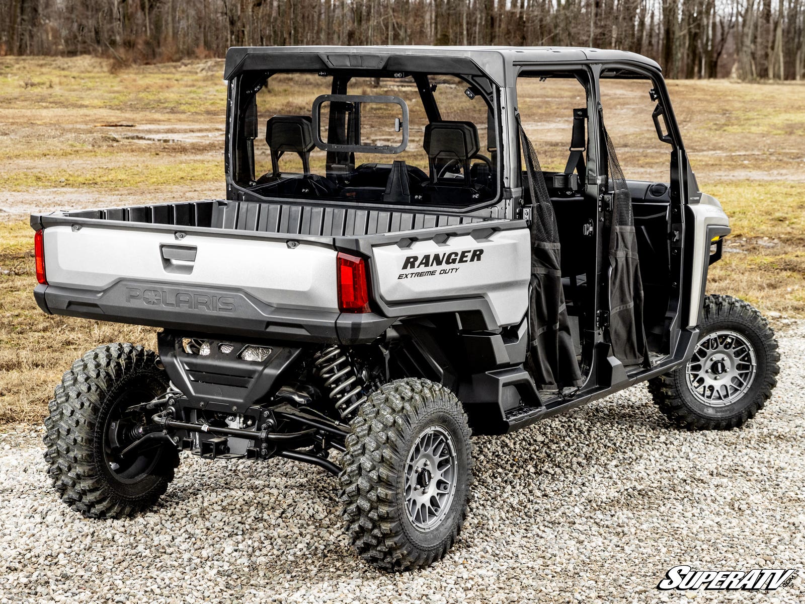 SuperATV Polycarbonate Sliding Rear UTV Windshield