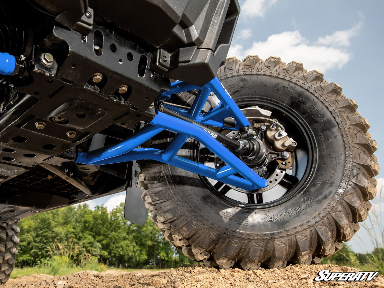 SuperATV Polaris RZR High Clearance 1.5" Forward Offset A-Arms