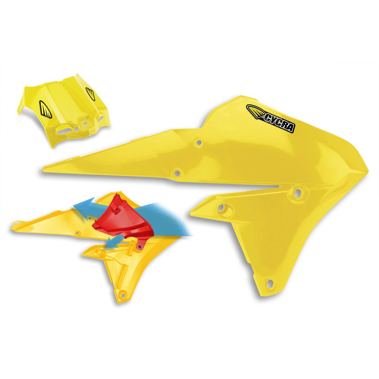 Cycra Powerflow Radiator Shrouds
