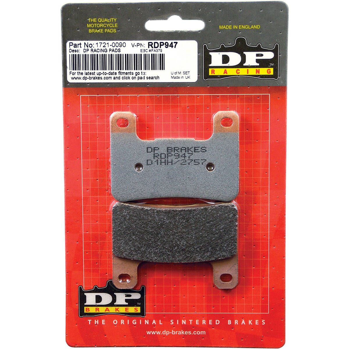 DP Brakes RDP Race Brake Pads