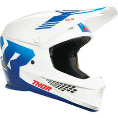 Thor Sector 2 MX Helmet - Carve White/Blue / XL