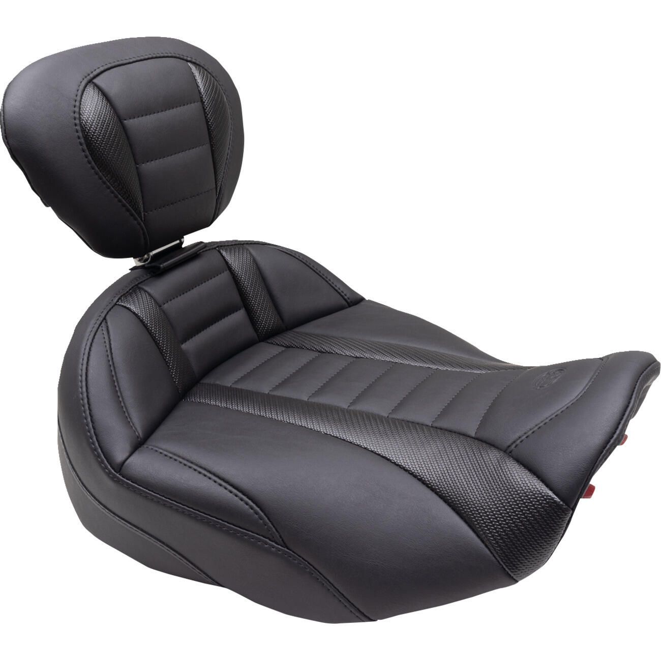 Mustang Solo Seat Deluxe Touring with Backrest