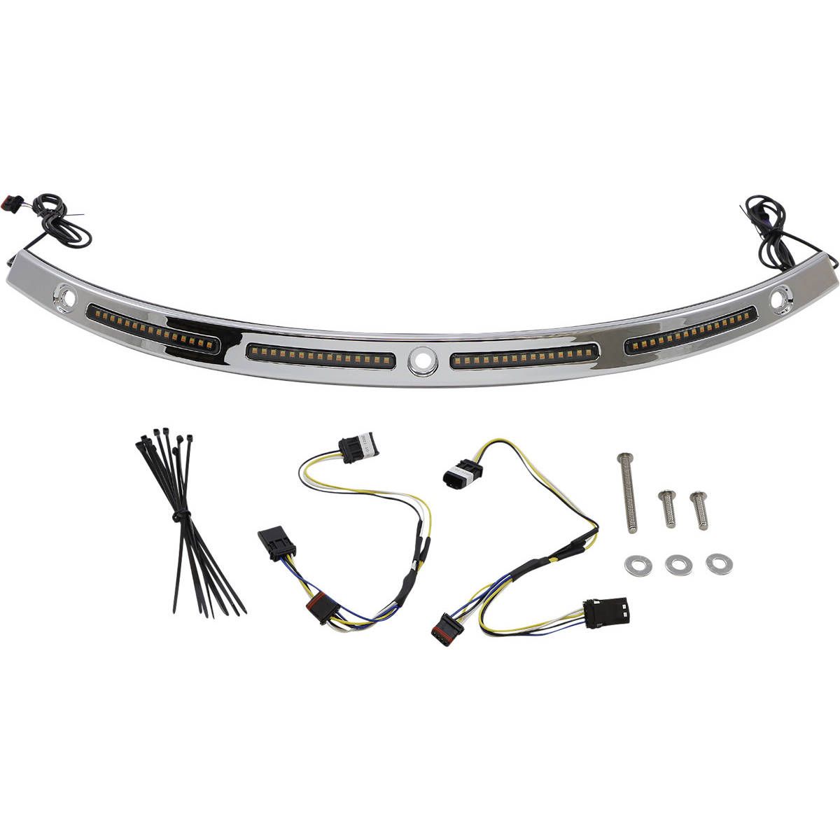 Custom Dynamics V2 Windshield Trim with Turn Signals