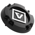 Bouchon de jante court Valor Offroad avec logo V blanc 15 mm