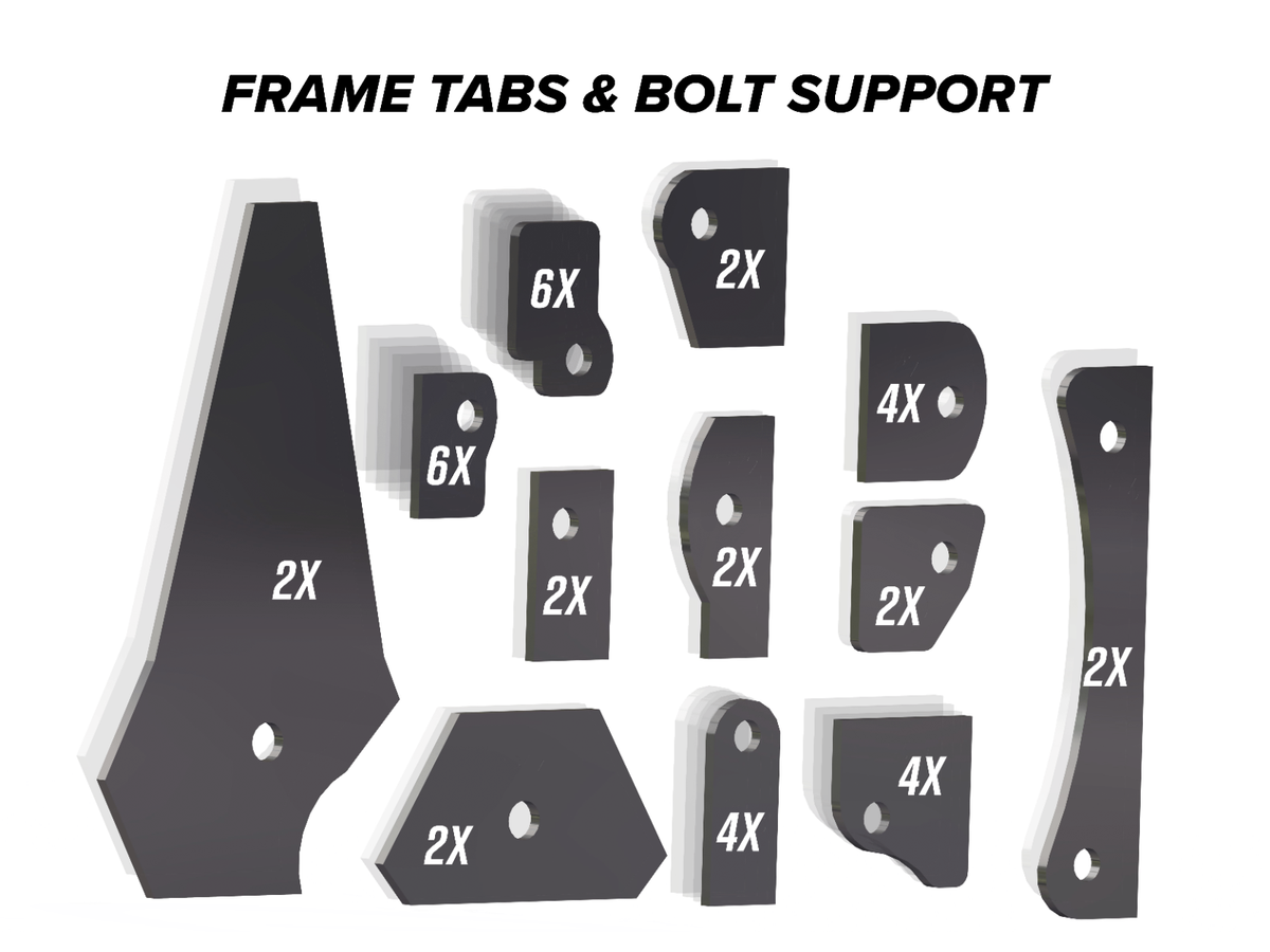 SuperATV Weld-In Gusset Kit