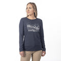 T-shirt à manches longues tri-blend Haven pour femme de Klim