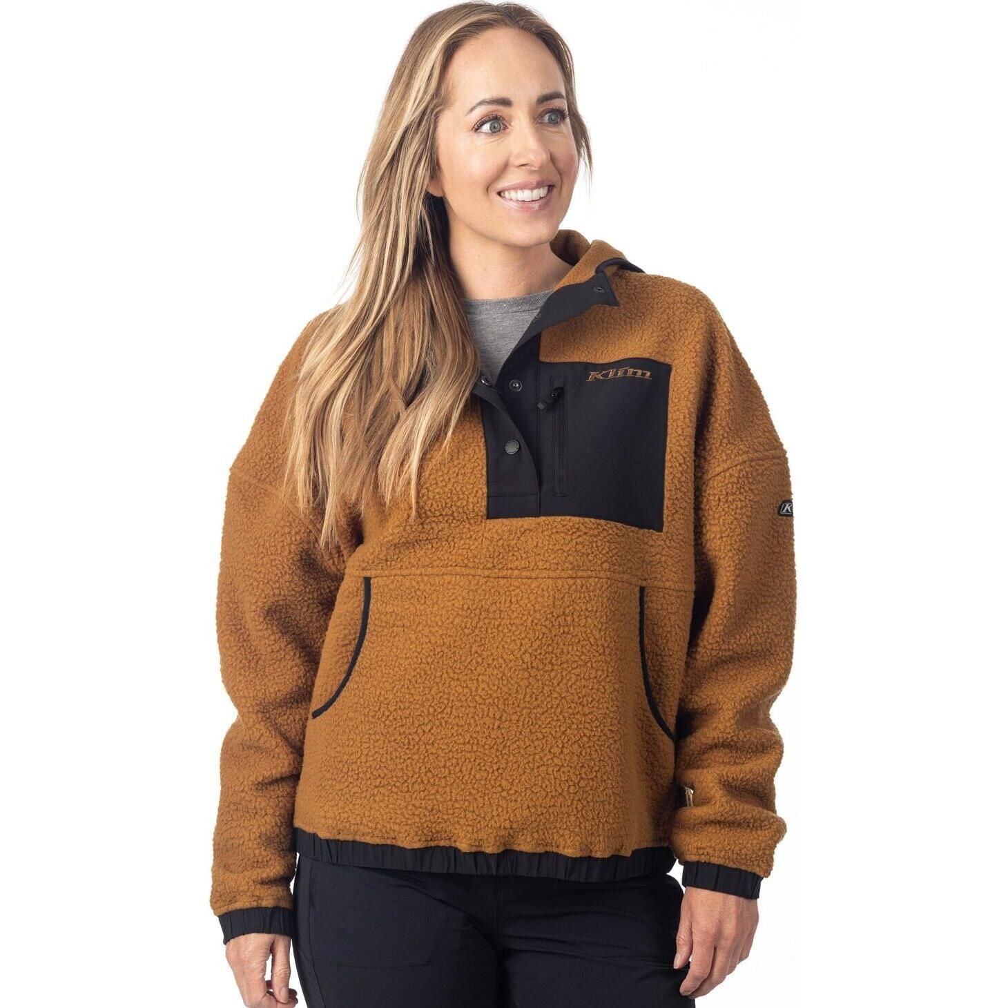 Sweat à capuche en polaire à poils longs Sira pour femme de Klim
