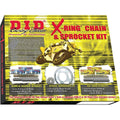 Kit chaîne et pignons DID X-Ring